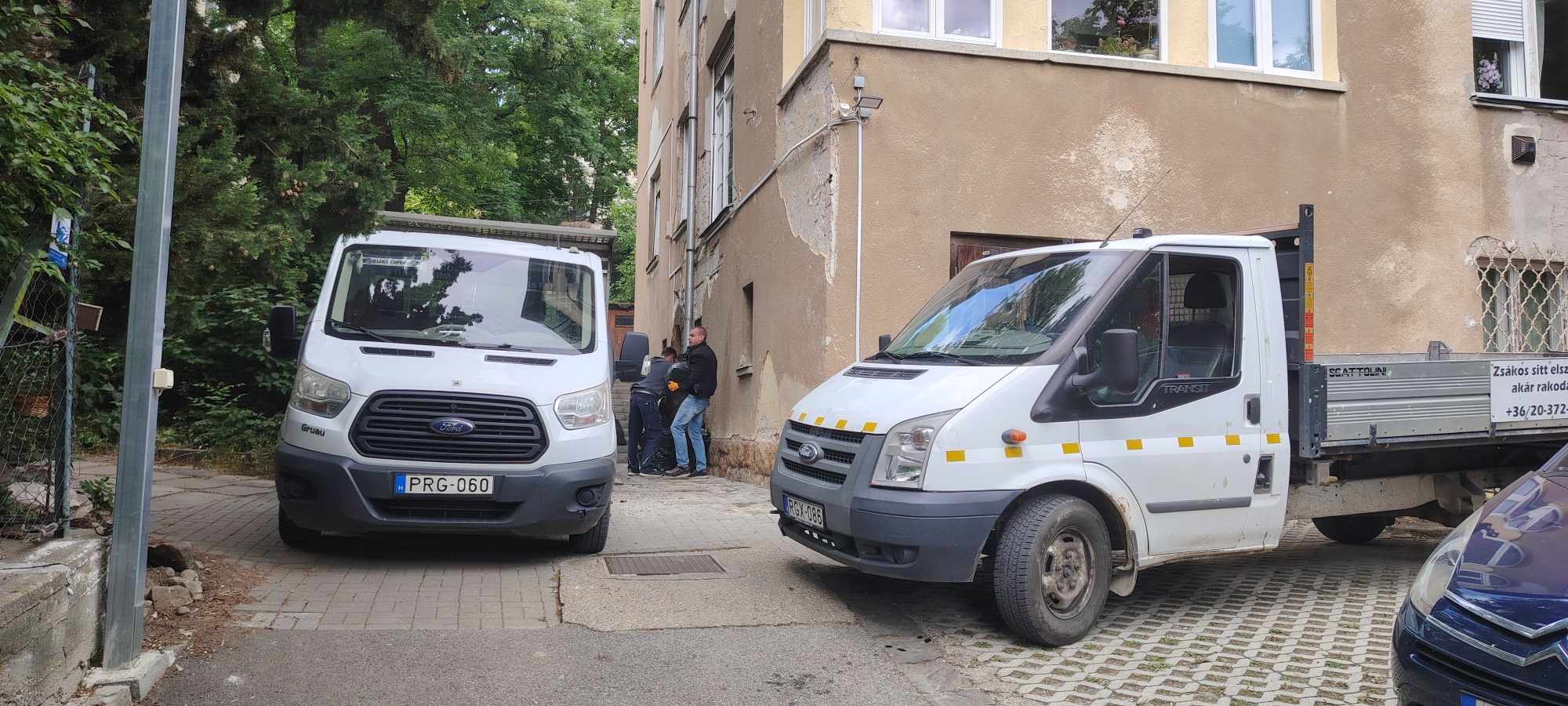 Zsákos sitt – törmelék