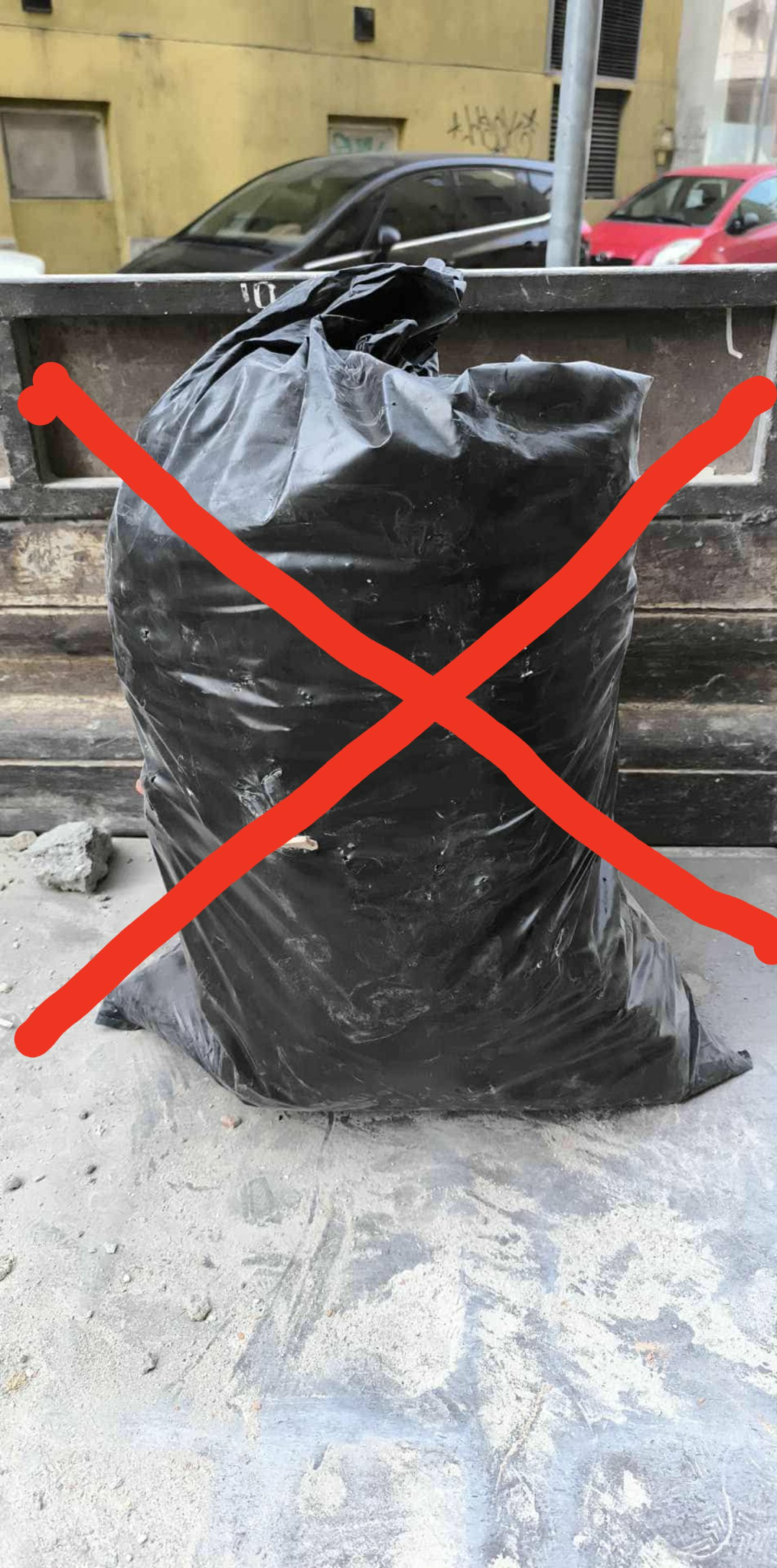 Helytelen zsákolás